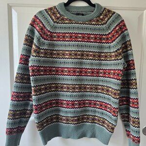 J.Crew Fair Isle Lambswool Crewneck